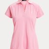 Rosa Poloshirts aus Piqué im Tailored Fit von Ralph Lauren für Damen Rosa Poloshirts aus Piqué im Tailored Fit von Ralph Lauren für Damen