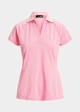 Rosa Poloshirts aus Piqué im Tailored Fit von Ralph Lauren für Damen Rosa Poloshirts aus Piqué im Tailored Fit von Ralph Lauren für Damen