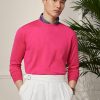 Rosa Ralph Lauren Baumwollpullover mit Rundhalsausschnitt für Herren Rosa Ralph Lauren Baumwollpullover mit Rundhalsausschnitt für Herren