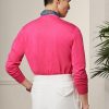 Rosa Ralph Lauren Baumwollpullover mit Rundhalsausschnitt für Herren Rosa Ralph Lauren Baumwollpullover mit Rundhalsausschnitt für Herren