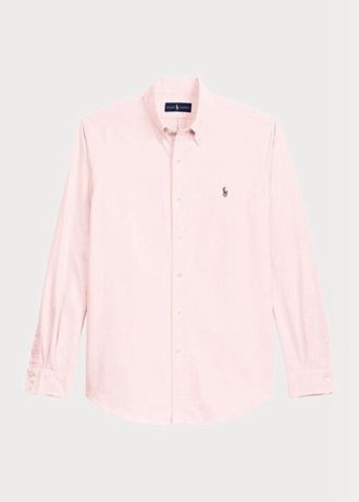Rosa Ralph Lauren Slim Fit Oxford-Hemden für Herren