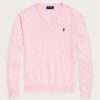Rosa Ralph Lauren Slim Fit Pullover aus strukturierter Baumwolle für Herren Rosa Ralph Lauren Slim Fit Pullover aus strukturierter Baumwolle für Herren
