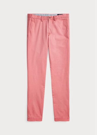 Rosa Ralph Lauren Stretch-Chinohose im Slim Fit für Herren