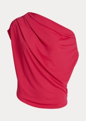 Rosa Ralph Lauren Stretch-Jersey-Oberteile für Damen