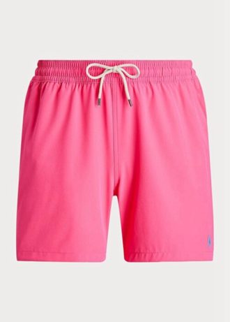 Rosa Ralph Lauren Traveller Badeshorts für Herren
