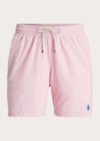 Rosa Ralph Lauren Traveller Badeshorts für Herren