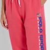 Rosafarbene Ralph Lauren Jogginghose mit hoher Taille und Knöchelpartie für Damen Rosafarbene Ralph Lauren Jogginghose mit hoher Taille und Knöchelpartie für Damen