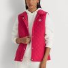 Rosafarbene Weste mit Rautensteppung von Ralph Lauren für Damen Rosafarbene Weste mit Rautensteppung von Ralph Lauren für Damen