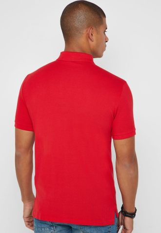 Rote Poloshirts aus Mesh von Ralph Lauren für Herren