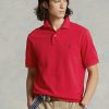 Rote Poloshirts „The Iconic Mesh“ von Ralph Lauren für Herren