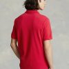Rote Poloshirts „The Iconic Mesh“ von Ralph Lauren für Herren