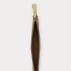 Sandfarbene Ralph Lauren Umschlaghandtasche aus geprägtem Leder für Damen Sandfarbene Ralph Lauren Umschlaghandtasche aus geprägtem Leder für Damen