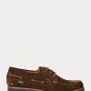 Schokoladenbraune Ralph Lauren Ranger Wildleder-Loafer für Herren Schokoladenbraune Ralph Lauren Ranger Wildleder-Loafer für Herren