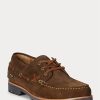 Schokoladenbraune Ralph Lauren Ranger Wildleder-Loafer für Herren Schokoladenbraune Ralph Lauren Ranger Wildleder-Loafer für Herren
