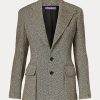 Schwarz / Cremefarbene Tweedjacken für Damen von Ralph Lauren Schwarz / Cremefarbene Tweedjacken für Damen von Ralph Lauren