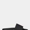 Schwarz/Goldene Ralph Lauren Signature Pony-Hausschuhe für Herren Schwarz/Goldene Ralph Lauren Signature Pony-Hausschuhe für Herren