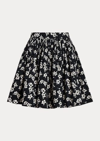 Schwarz / Weiß Damen Ralph Lauren Floral A-Linie Röcke