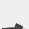 Schwarz / Weiß Ralph Lauren Signature Pony Hausschuhe für Herren