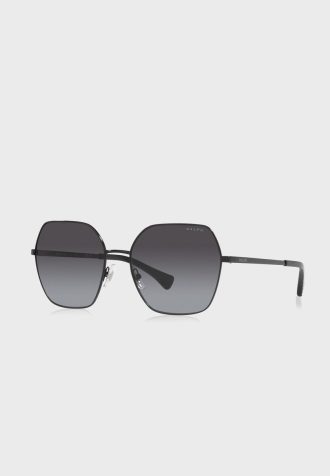 Schwarze übergroße Sonnenbrille Ralph Lauren 0Ra4138 für Damen