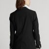 Schwarze Blazer aus Wollmischung für Damen von Ralph Lauren Schwarze Blazer aus Wollmischung für Damen von Ralph Lauren