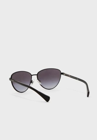 Schwarze Damen-Pilotensonnenbrille Ralph Lauren 0Ra4134