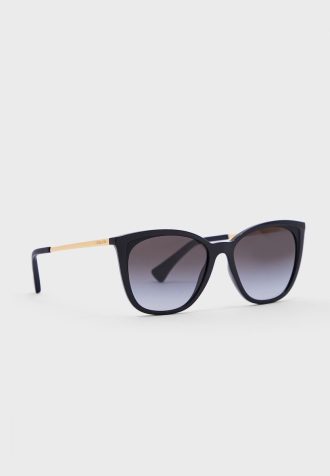 Schwarze Damen Ralph Lauren 0Ra5280 Wayfarers Sonnenbrille