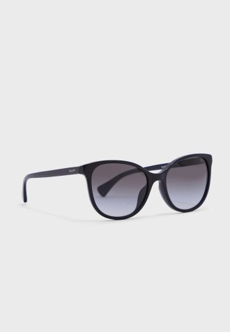 Schwarze Damen Ralph Lauren 0Ra5282U Wayfarer-Sonnenbrille