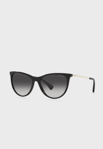 Schwarze Damen Ralph Lauren 0Ra5290 Cat-Eye-Sonnenbrille