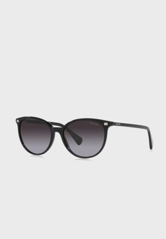 Schwarze Damen Ralph Lauren 0Ra5296 Wayfarer Sonnenbrille