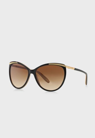 Schwarze Damen-Sonnenbrille „Ralph Lauren 0RA5150 Cat-Eye“