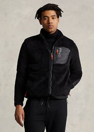 Schwarze Fleecejacken von Ralph Lauren für Herren