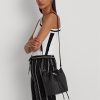 Schwarze, gewebte Andie-Handtasche für Damen von Ralph Lauren
