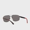 Schwarze Herren-Pilotensonnenbrille Ralph Lauren 0Ph3112 Schwarze Herren-Pilotensonnenbrille Ralph Lauren 0Ph3112