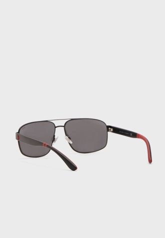 Schwarze Herren-Pilotensonnenbrille Ralph Lauren 0Ph3112