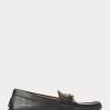Schwarze Herren Ralph Lauren Anders Leder Driver Freizeitschuhe Schwarze Herren Ralph Lauren Anders Leder Driver Freizeitschuhe