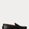 Schwarze Herren Ralph Lauren Anders Leder Driver Freizeitschuhe Schwarze Herren Ralph Lauren Anders Leder Driver Freizeitschuhe