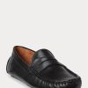Schwarze Herren Ralph Lauren Anders Leder Driver Freizeitschuhe Schwarze Herren Ralph Lauren Anders Leder Driver Freizeitschuhe