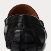 Schwarze Herren Ralph Lauren Anders Leder Driver Freizeitschuhe Schwarze Herren Ralph Lauren Anders Leder Driver Freizeitschuhe