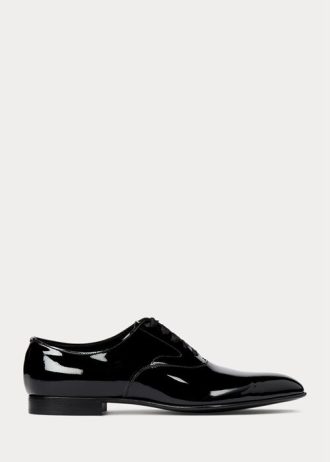 Schwarze Herrenschuhe aus Lackleder von Ralph Lauren Paget Schwarze Herrenschuhe aus Lackleder von Ralph Lauren Paget