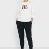 Schwarze Jogginghose mit hoher Taille von Ralph Lauren für Damen