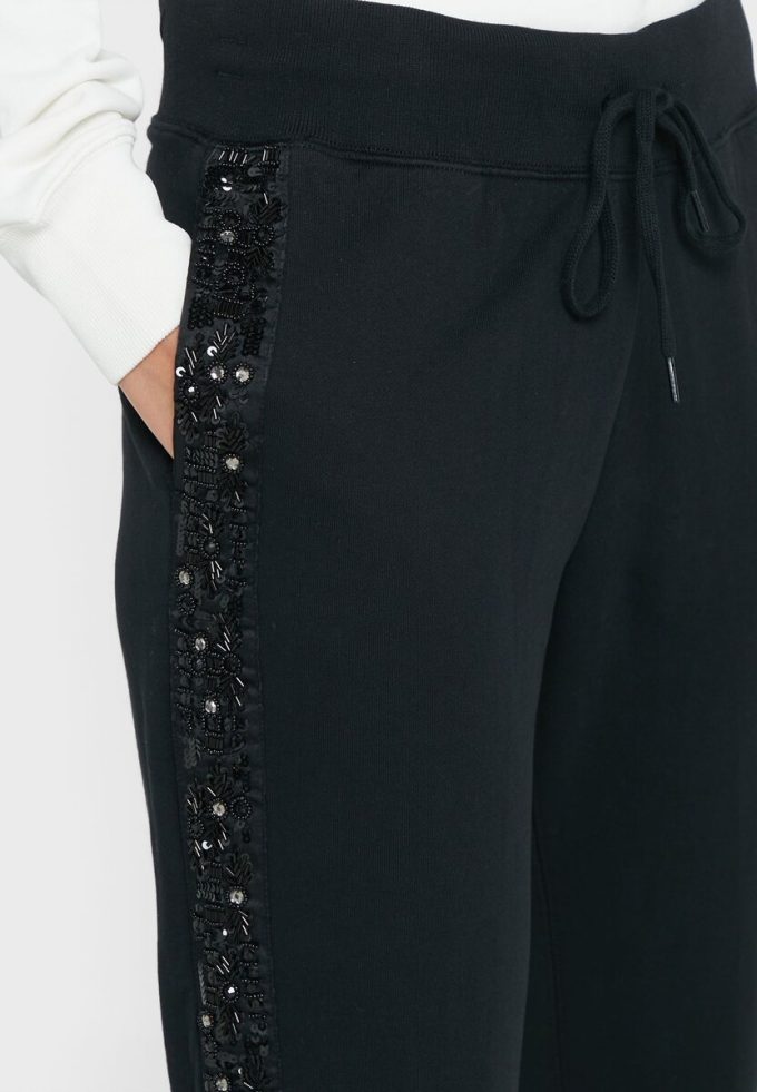 Schwarze Jogginghose mit hoher Taille von Ralph Lauren für Damen
