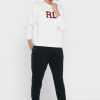 Schwarze Jogginghose mit hoher Taille von Ralph Lauren für Damen