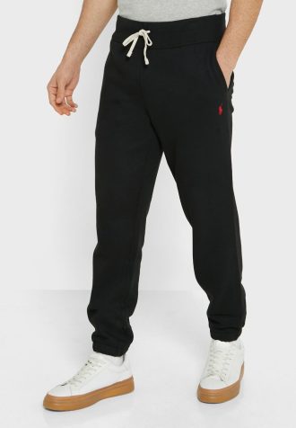 Schwarze Jogginghose mit Kordelzug für Herren von Ralph Lauren