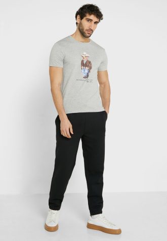 Schwarze Jogginghose mit Kordelzug für Herren von Ralph Lauren