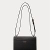 Schwarze mittelgroße Schultertaschen aus Leder von Ralph Lauren für Damen Schwarze mittelgroße Schultertaschen aus Leder von Ralph Lauren für Damen