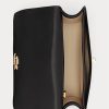 Schwarze mittelgroße Schultertaschen aus Leder von Ralph Lauren für Damen Schwarze mittelgroße Schultertaschen aus Leder von Ralph Lauren für Damen