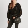 Schwarze mittelgroße Schultertaschen aus Nappaleder für Damen von Ralph Lauren Schwarze mittelgroße Schultertaschen aus Nappaleder für Damen von Ralph Lauren