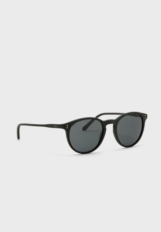 Schwarze ovale Sonnenbrille Ralph Lauren 0Ph4110 für Herren