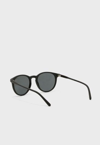Schwarze ovale Sonnenbrille Ralph Lauren 0Ph4110 für Herren