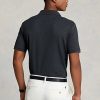 Schwarze Poloshirts aus weicher Baumwolle mit klassischer Passform von Ralph Lauren für Herren Schwarze Poloshirts aus weicher Baumwolle mit klassischer Passform von Ralph Lauren für Herren